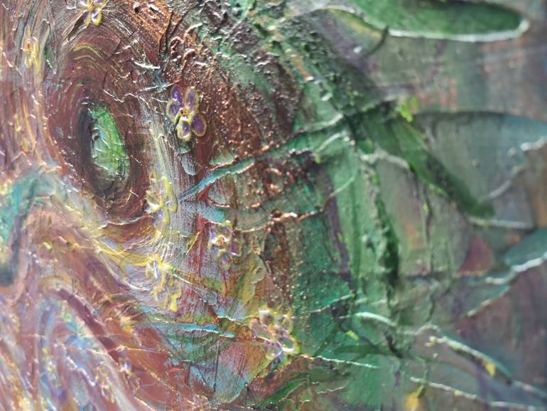 Original Abstract Expressionism Light Painting by Judit Nagy L