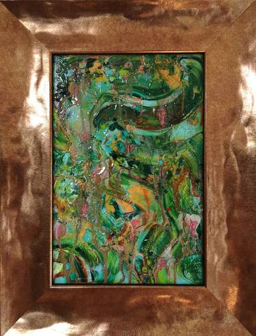 Original Abstract Water Paintings by Judit Nagy L