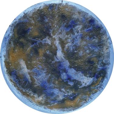 "A Beautiful New World" - round canvas D 80 cm thumb