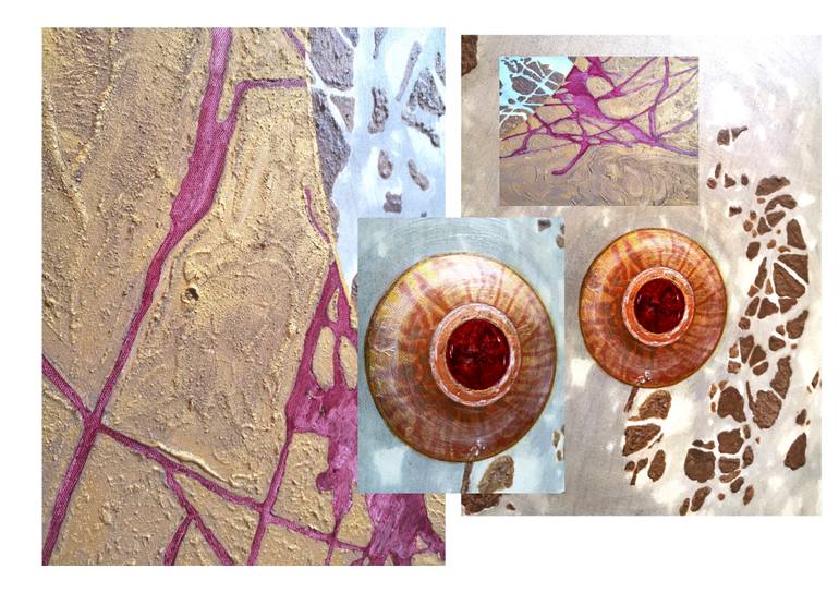 Original Conceptual Abstract Mixed Media by Judit Nagy L