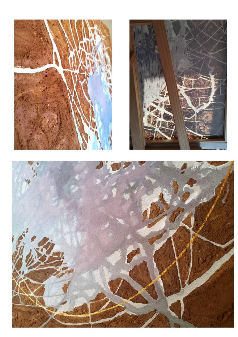 Original Conceptual Abstract Mixed Media by Judit Nagy L