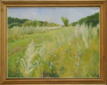 Original Impressionism Landscape Painting by Stas Khodak