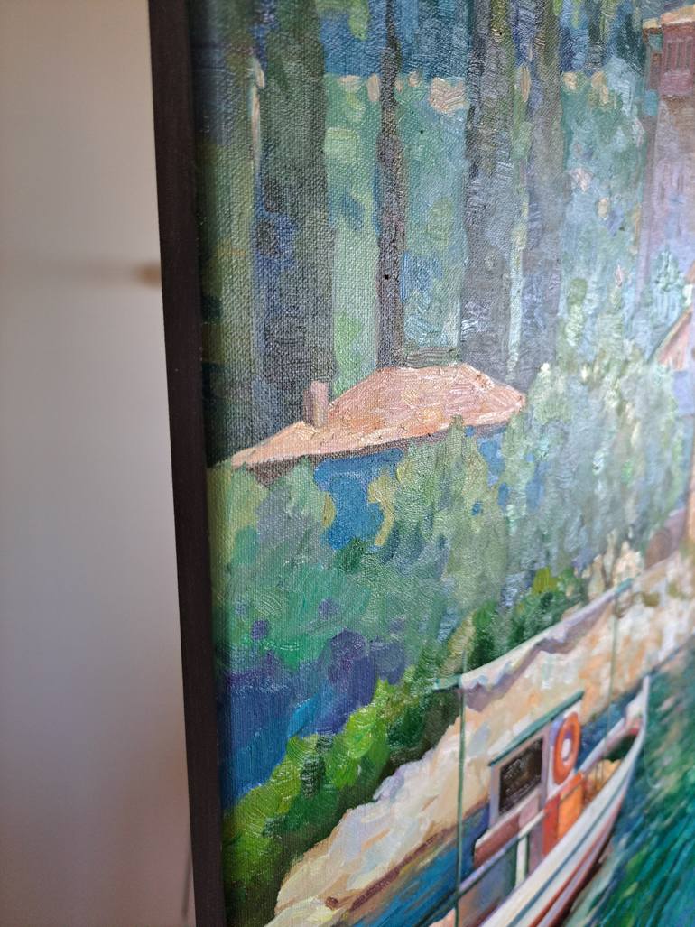 Original Figurative Seascape Painting by Ksenia Yarovaya 