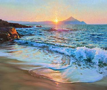Original Impressionism Seascape Paintings by Kseniia Yarovaya