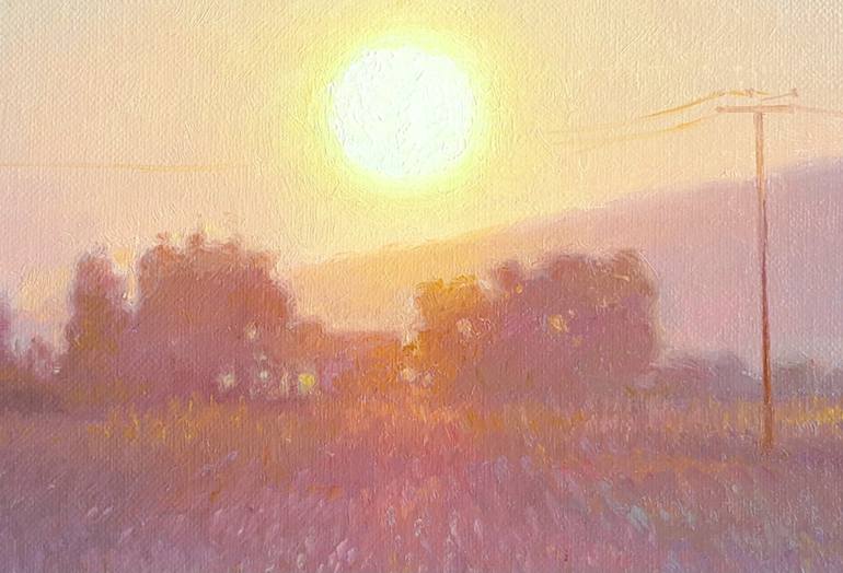 Original Impressionism Landscape Painting by Ksenia Yarovaya 