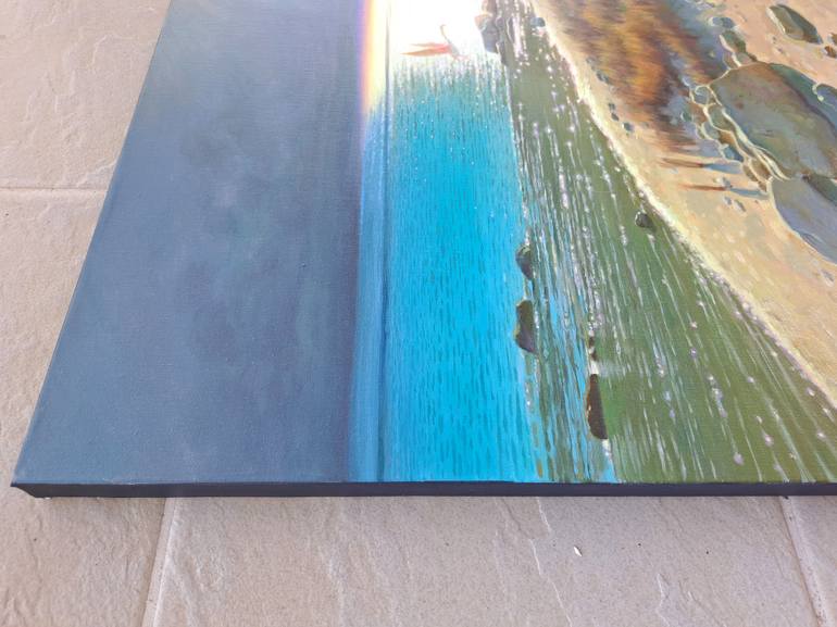 Original Impressionism Seascape Painting by Ksenia Yarovaya 