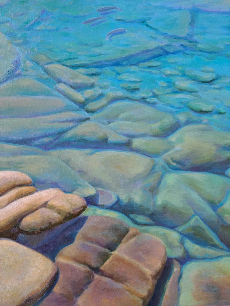 Original Impressionism Seascape Painting by Ksenia Yarovaya 