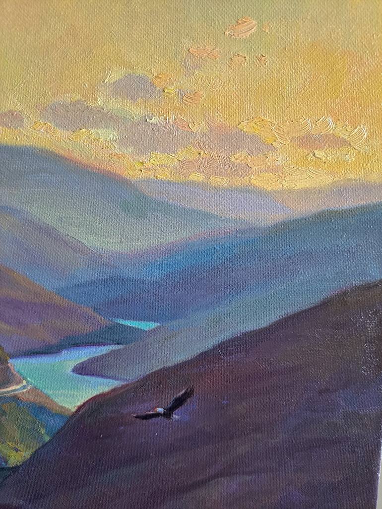 Original Impressionism Landscape Painting by Ksenia Yarovaya 