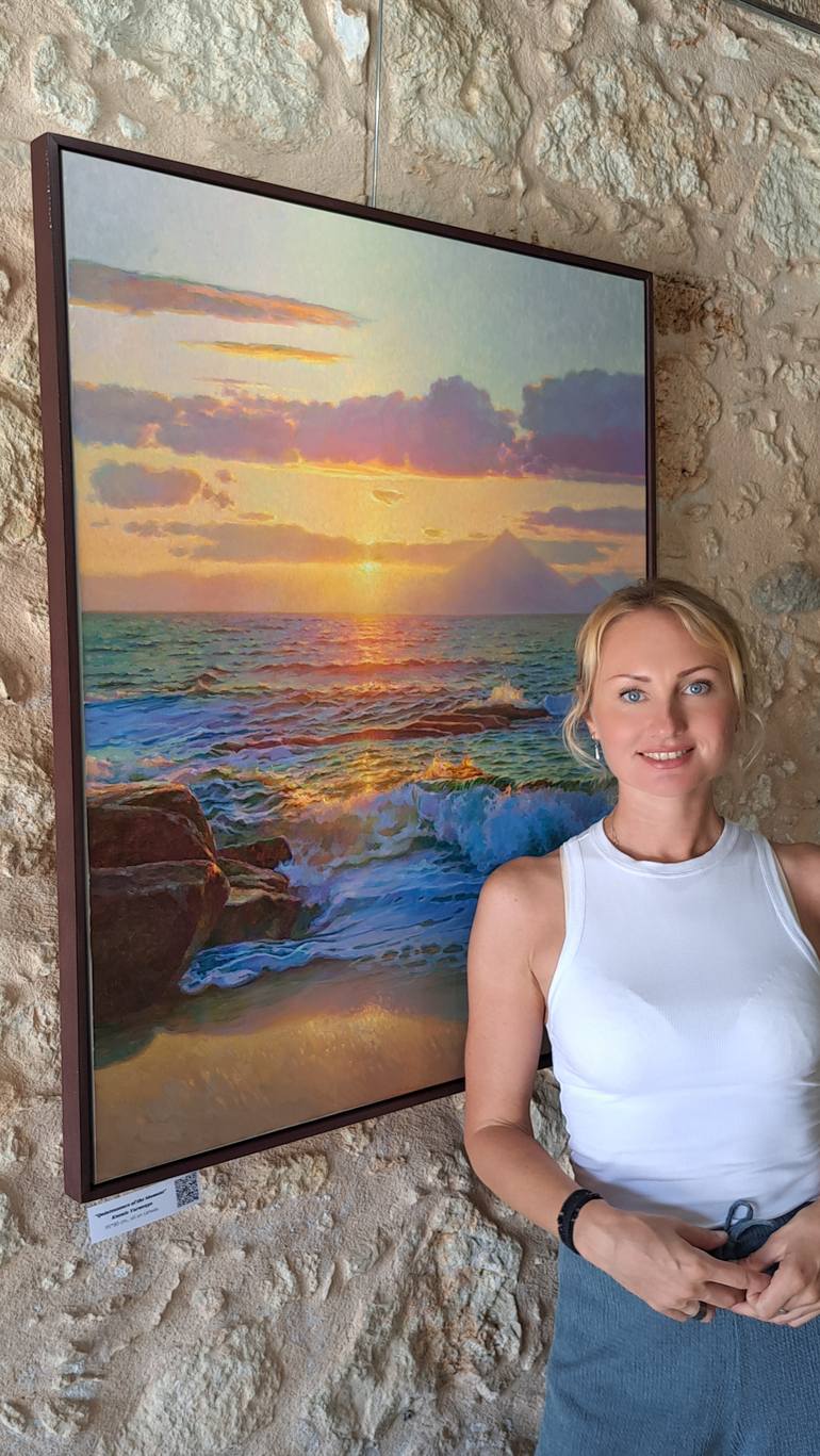 Original Impressionism Seascape Painting by Ksenia Yarovaya 