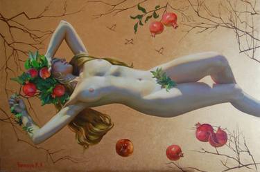 Original Figurative Nude Paintings by Kseniia Yarovaya
