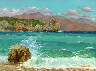 Print of Fine Art Seascape Paintings by Kseniia Yarovaya