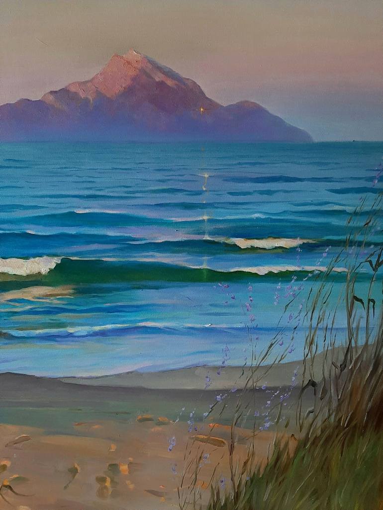 Original Fine Art Seascape Painting by Kseniia Yarovaya