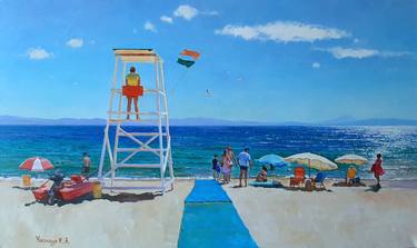 Print of Beach Paintings by Kseniia Yarovaya