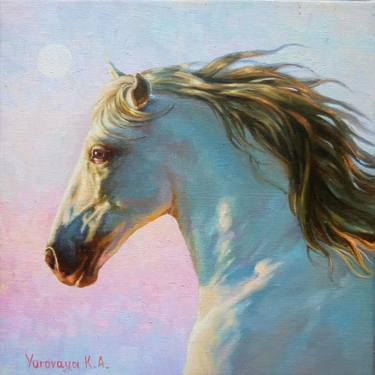 Original Realism Horse Paintings by Kseniia Yarovaya