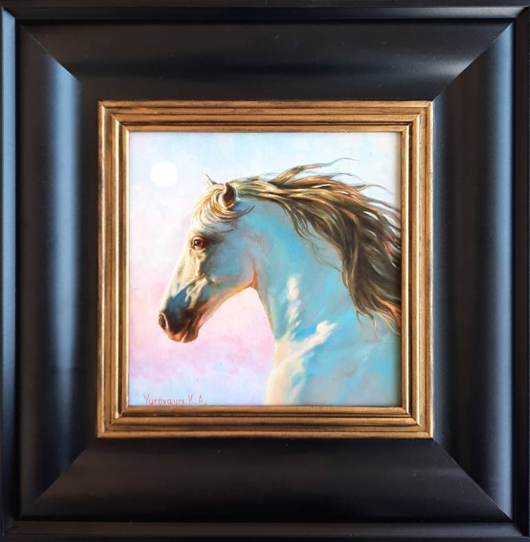 Original Horse Painting by Kseniia Yarovaya