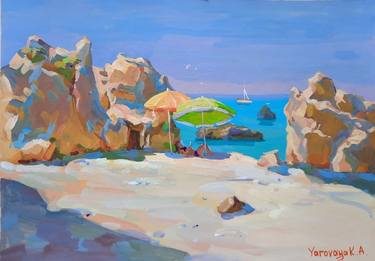 Print of Beach Paintings by Kseniia Yarovaya