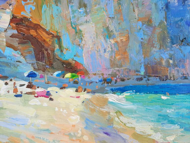 Original Seascape Painting by Kseniia Yarovaya