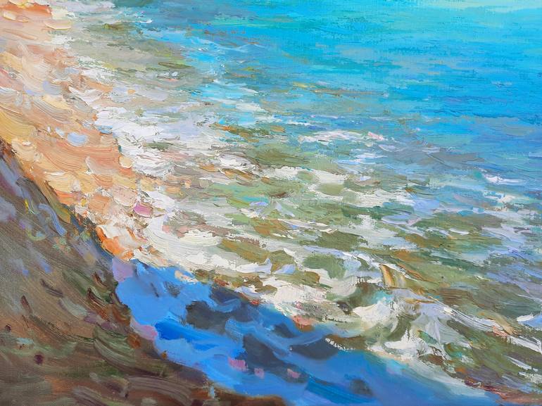 Original Impressionism Seascape Painting by Kseniia Yarovaya