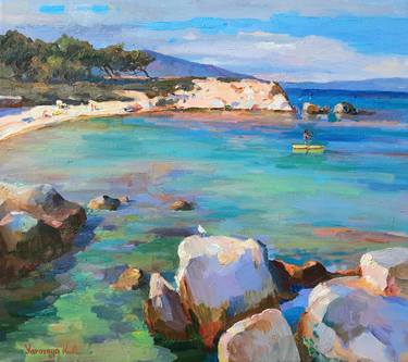 Original Fine Art Beach Paintings by Kseniia Yarovaya