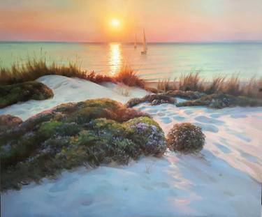 Print of Beach Paintings by Kseniia Yarovaya