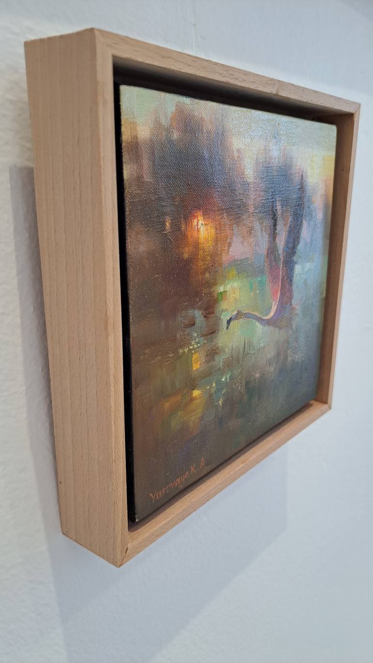 Original Impressionism Animal Painting by Ksenia Yarovaya 