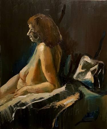 Print of Nude Paintings by Mariam Dolidze