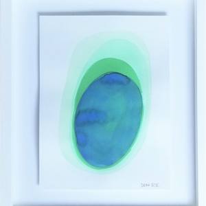 Green - sold framed!