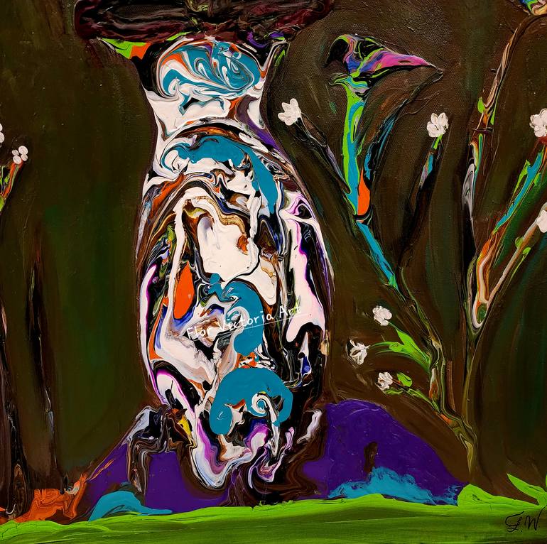 Original Abstract Painting by Flor V