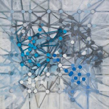 Original Abstract Geometric Paintings by Sabre Esler