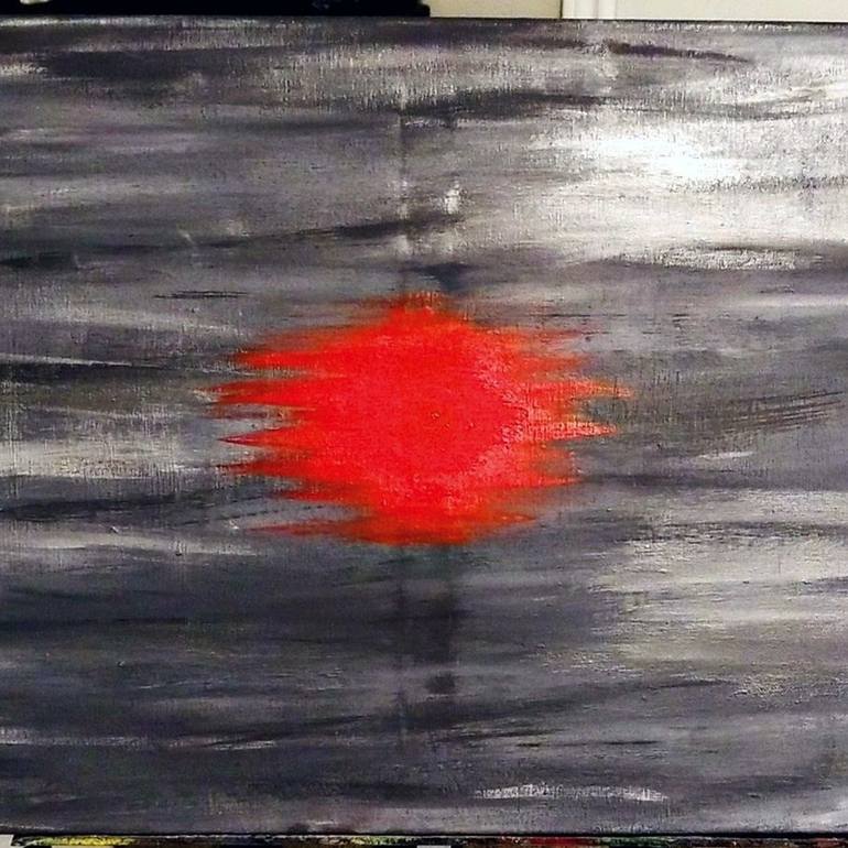Red Dot Painting By Jordan Ward Saatchi Art
