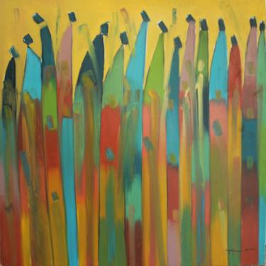 Original Abstract Paintings by Nawal Fakhry