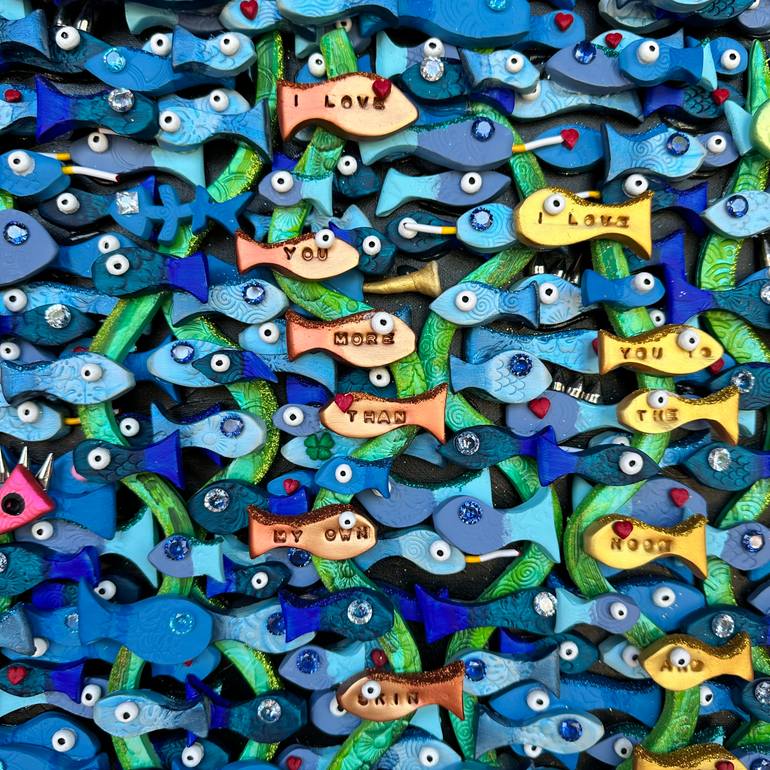 Original Pop Art Animal Painting by Michael Fantozzi