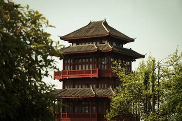 Ancient Pagoda in the mountains of Jhang Jia Jie, Hunan, China thumb