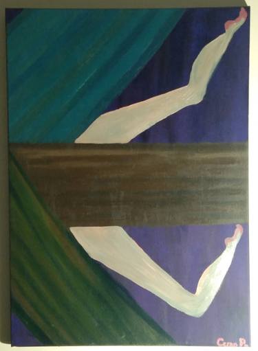 Original Contemporary Performing Arts Painting by Ceren Peker