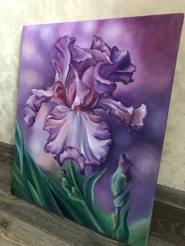 Original Realism Floral Painting by Tetiana Ryabets