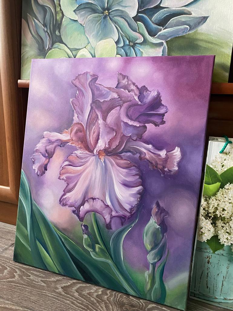 Original Realism Floral Painting by Tetiana Ryabets