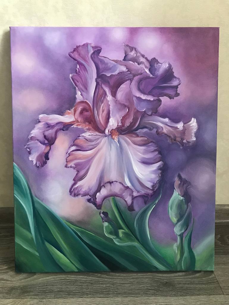 Original Realism Floral Painting by Tetiana Ryabets