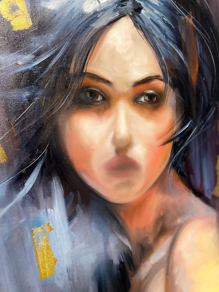 Original Portraiture Women Painting by Tetiana Ryabets