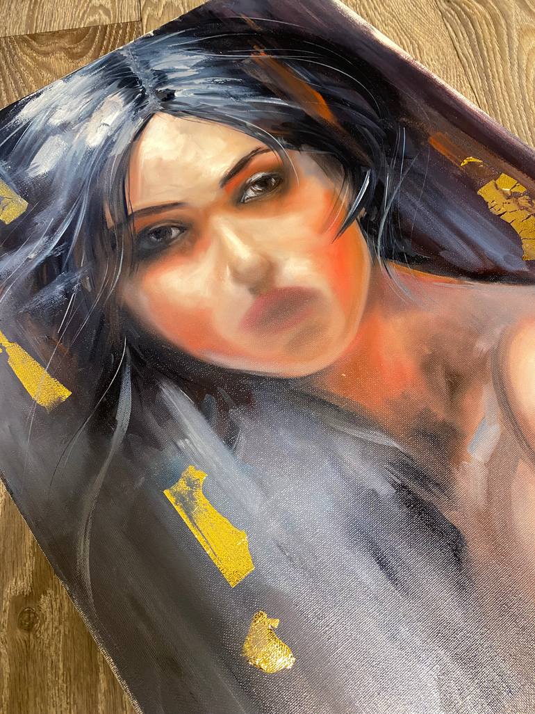 Original Portraiture Women Painting by Tetiana Ryabets