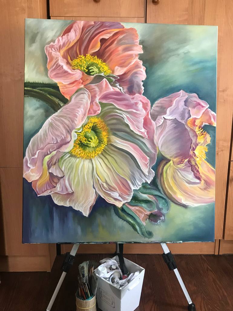 Original Other Floral Painting by Tetiana Ryabets