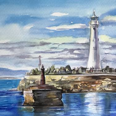 Print of Realism Seascape Paintings by Tatiana Ryabets