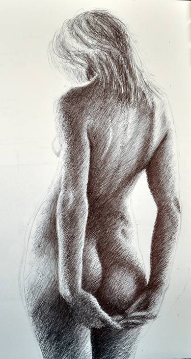 Original Nude Drawings by Rick Hansen