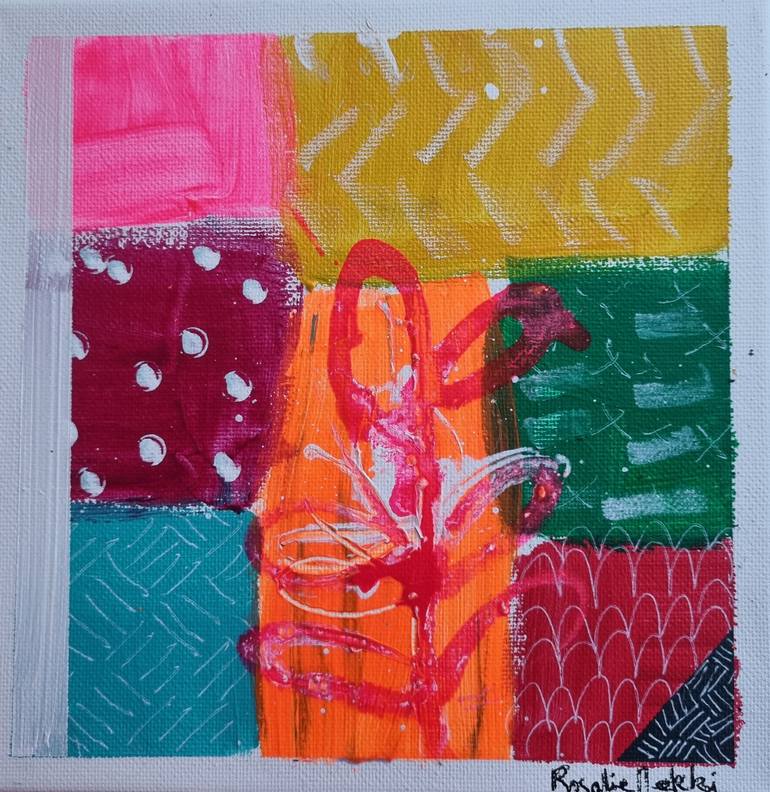 Original Contemporary Abstract Painting by Rosalie Mekki