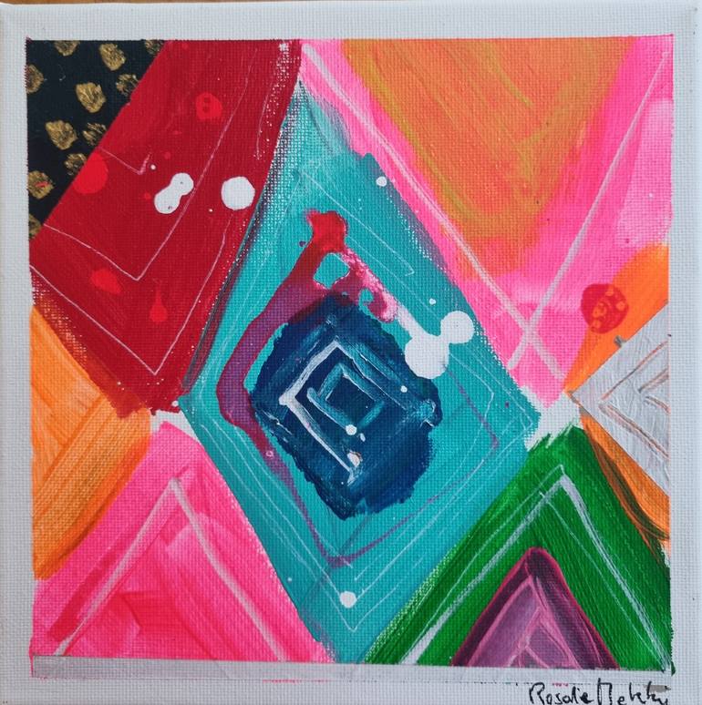 Original Contemporary Abstract Painting by Rosalie Mekki