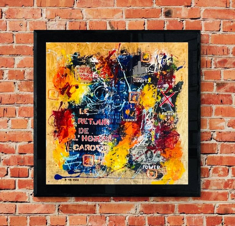 Original Contemporary Politics Painting by   Moteau Verneuille Eric