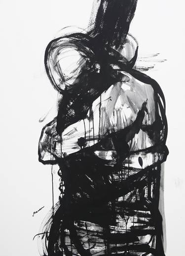 Print of Abstract Portrait Drawings by jaewon kim