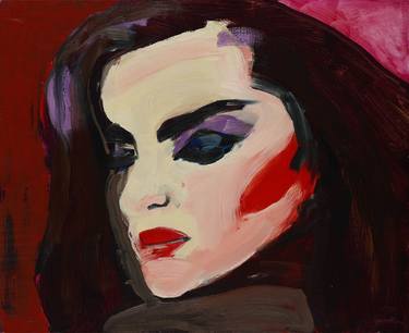 Print of Expressionism Portrait Paintings by Emilia Nyka