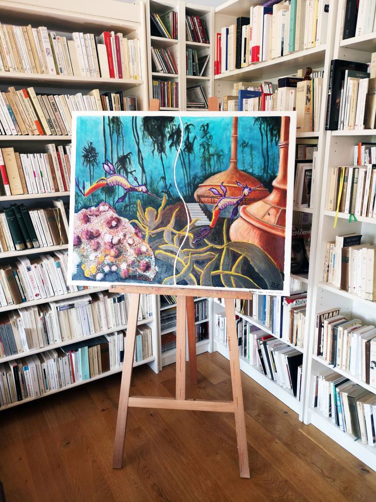 Original Figurative Seascape Painting by Balthazar Kaplan