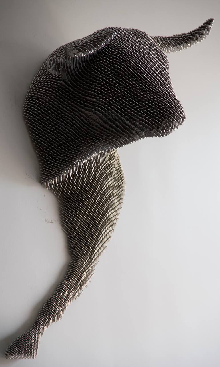 Original Realism Animal Sculpture by Reza Rezaeifakhr