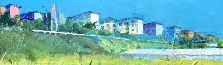 Original Expressionism Landscape Painting by Miran Rin